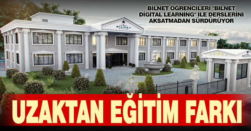 Bilnet Okulları online eğitimde bir adım önde