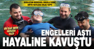 Engelli gencin dalış hayali Pamukkale’de gerçek oldu