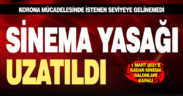 Sinema yasağı 1 Mart 2021’e uzatıldı