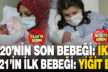 2020’nin son bebeği ‘İkra’, 2021’in ilk bebeği ‘Yiğit Efe’ oldu