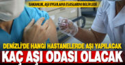Denizli’de kaç aşı odası olacak: Aşı nasıl uygulanacak