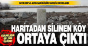 60 yıldır su altında olan köy, kuraklıkla ortaya çıktı