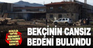 Beyağaç’ta marangoz atölyesinin bekçisi ölü bulundu
