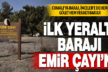 Emir Çayı üzerine yeraltı barajı ve gölet