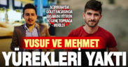 Gölette boğulan iki genç son yolculuklarına uğurlandı