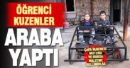 Ortaokul öğrencisi iki kuzen, kendi arabalarını yapıyor