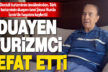 Denizli turizminin öncülerinden Şinasi Hurda vefat etti