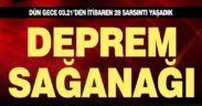 Denizli’de deprem sağanağı