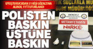 Polisten uyuşturucu operasyonu: 31 gözaltı, 11 tutuklama