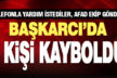 Başkarcı’da dağda kaybolan 3 kişi için AFAD arama çalışması başlattı