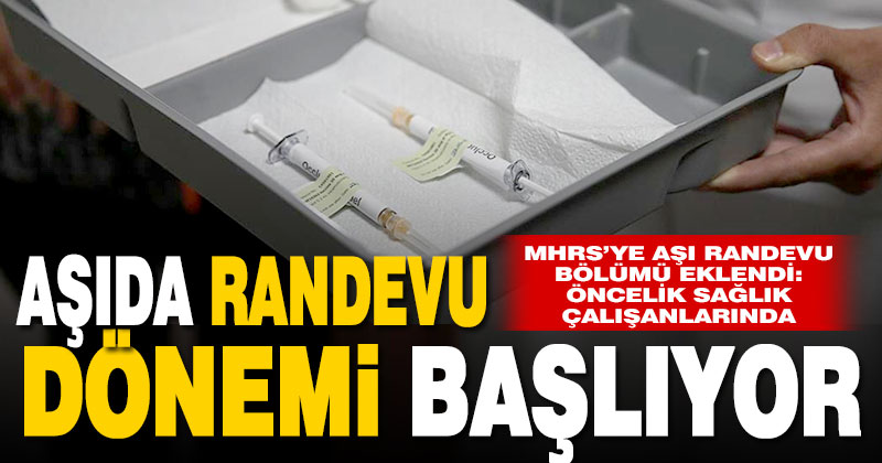 Kovid-19 aşı randevuları MHRS’de güncellendi: Önce sağlık çalışanları randevu alabilecek