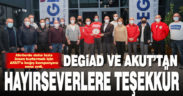 DEGİAD ve AKUT’tan anlamlı teşekkür
