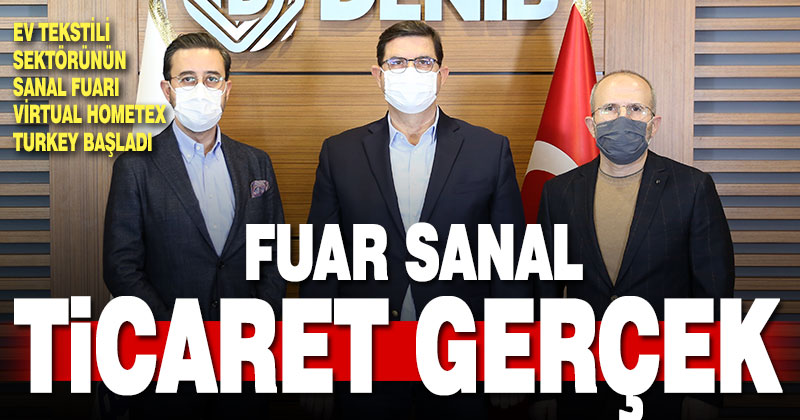 Ev tekstili sektörünün sanal fuarı Virtual Hometex Turkey başladı