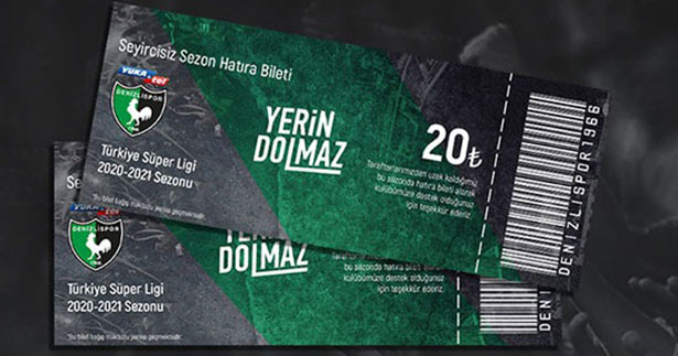 Denizlispor’dan ‘hatıra bilet’ kampanyası