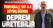 Prof. Dr. Halil Kumsar’dan kritik uyarı: Pamukkale fayı 6.8 büyüklüğünde deprem üretebilir