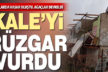Kale’de kuvvetli rüzgar ve sağanak etkili oluyor