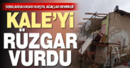 Kale’de kuvvetli rüzgar ve sağanak etkili oluyor