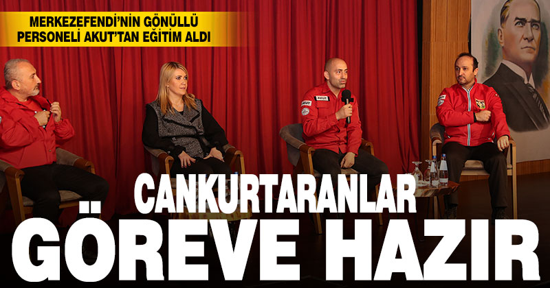 Merkezefendi’nin arama kurtarma ekibine AKUT eğitim verdi