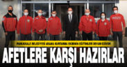 Pamukkale Belediyesi arama kurtarma ekibinin eğitimleri devam ediyor