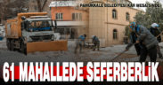 Pamukkale Belediyesi kar mesaisinde