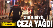 Yılbaşı yasağına uymayanlara ceza yağdı
