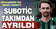 Denizlispor’da Subotic sözleşmesini tek taraflı feshederek kulüpten ayrıldı