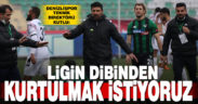 Kutlu: Ligin dibinden kurtulmak istiyoruz