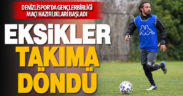 Denizlispor, Gençlerbirliği maçının hazırlıklarını sürdürdü