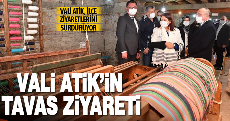 Vali Ali Fuat Atik, Tavas’ı ziyaret etti