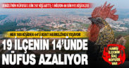 Denizli’nin ilçelerinde yerleşim azaldı, toplam nüfus arttı
