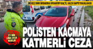 Otomobille polisten iki kez kaçan ve kaza yapan sürücü kovalamaca sonucu yakalandı