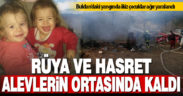 Buldan’daki yangında 3 yaşındaki ikiz kardeşler ağır yaralandı