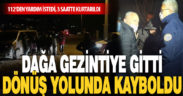 Kaybolan kişi 3 saat süren arama sonucu ormanlık alanda bulundu
