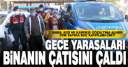 Gece yarasaları binanın çatısını çaldı