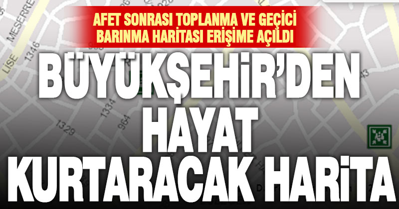 Denizli’nin afet sonrası toplanma ve geçici barınma yerleri erişime açıldı