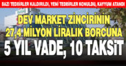 Pekdemir Büyük Mağazacılık’ın konkordato süresi uzatıldı, borcu vadeye bağlandı