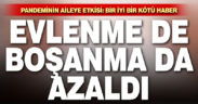 Denizli’de evlenme de boşanma da azaldı
