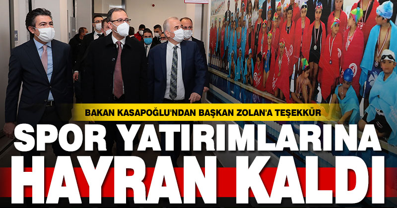 Bakan Kasapoğlu’ndan Başkan Zolan’a teşekkür