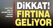 Meteoroloji’den Denizli için şiddetli fırtına uyarısı