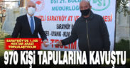 Sarayköy’de 1.100 hektar arazi toplulaştırıldı, 970 kişi tapularına kavuştu