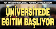 YÖK’ten üniversitelerde yüz yüze eğitim kararı!