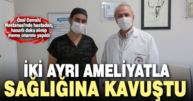 Aynı ameliyatta iki ayrı meme operasyonu başarıyla yapıldı