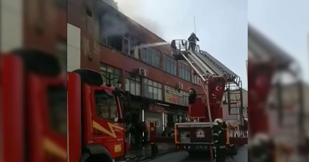 Saraylar Mahallesi’nde korkutan yangın