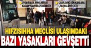 Ulaşımdaki yolcu sınırlaması kalktı, garajdaki dükkanların yasak saatinde açık olmasına izin çıktı