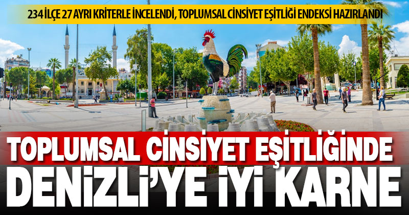 Denizli’nin iki metropol ilçesi ‘toplumsal cinsiyet eşitliğinde’ iyi not aldı