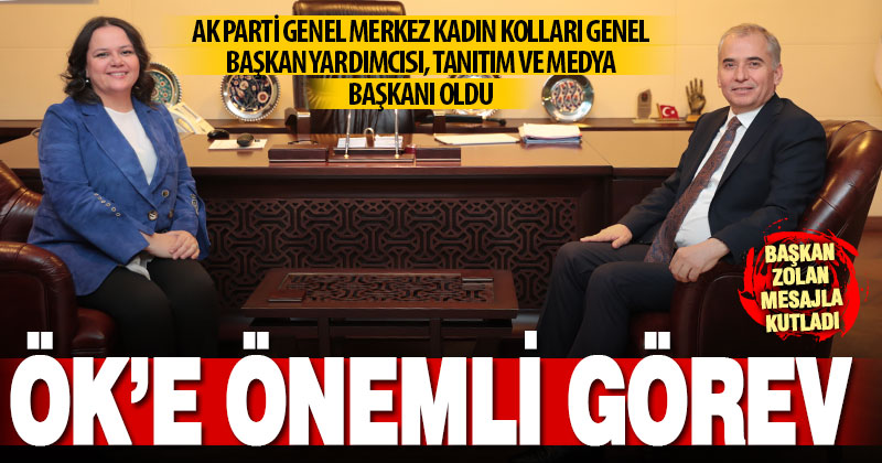 Ak Parti Denizli Milletvekili Nilgün Ök’e genel merkezde önemli iki görev