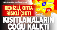 Denizli orta riskli şehir oldu, yasakların çoğu kalktı