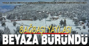 Denizli Teleferik ve Bağbaşı Yaylası yeniden beyaza büründü