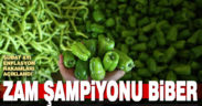 TÜİK enflasyon rakamlarını açıkladı. Zam şampiyonu biber