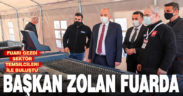 Başkan Zolan Tekstil Makineleri Fuarı’nı ziyaret etti